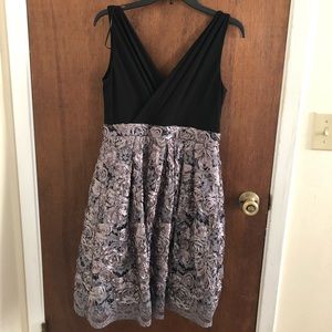 Black and Silver Dress